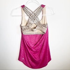 Lululemon Wild Tank Heathered Jeweled Magenta 6
